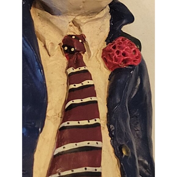 Vintage Crunkleton Resin Figurine "Big Guy" By Handford Ltd 1991 8 Inches - Picture 9 of 10